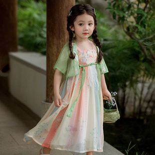 Single Top/Skirt/Pants Welfare Style Guofeng Boys and Girls Hanfu fleece-lined All-match White Black Leggings
