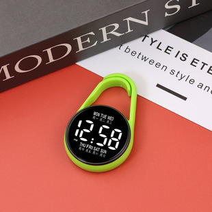 Cross-border Explosions LED Hanging Watch Outdoor Sports Multifunctional Luminous Portable Electronic Watch Student Schoolbag Mini Hanging Watch