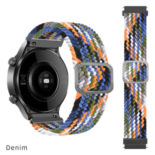 Для Samsung watch5 эластичный нейлоновый ремешок 20 мм/22 мм регулируемый плетеный ремешок Huawei watch4