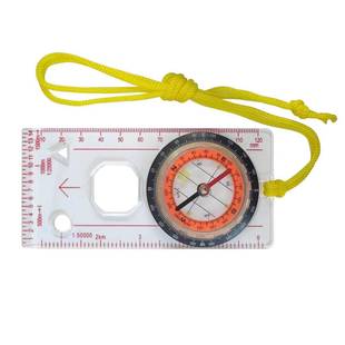Cross-border outdoor compass multifunctional map scale North needle with lanyard travel hiking climbing supplies