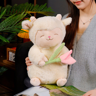 Cross-border Cute Sheep Baa Plush Toy Doll Children Boys and Girls Doll Sleeping Pacifying Pillow Cloth Doll