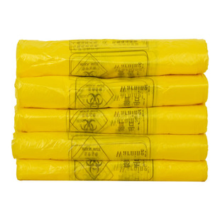 Medical garbage bags wholesale 120x 140 flat yellow garbage bags 240l portable medical waste garbage bags