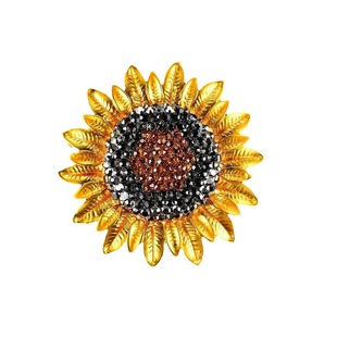Luxury Elegant Color Crystal Brooch Rhinestone Pearl Brooch Pin Clothing Suit Coat Accessories in stock Wholesale