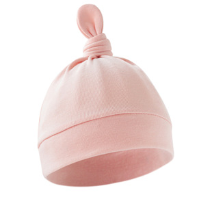 2024 foreign trade Amazon baby hat newborn fetal hat baby tail hat cotton cartoon cap