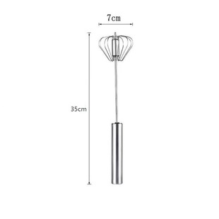 Semi-Automatic eggbeater stainless steel cream stirring manual dispenser egg blender egg beater baking tool batch