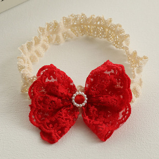 Baby hair band care door headband headband baby girl bow headdress newborn sweet flower hair accessories headband