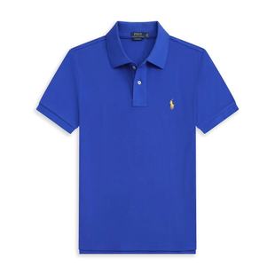 Foreign Trade New European and American Paul Polo Shirt Men's Short-sleeved T-shirt Lap Pony Embroidered Casual Short-sleeved Top