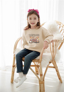 Foreign-style Parent-child 2025 New Family of Three Summer Mother and Daughter Mother-child Cartoon Bear Short-sleeved T-shirt Baby