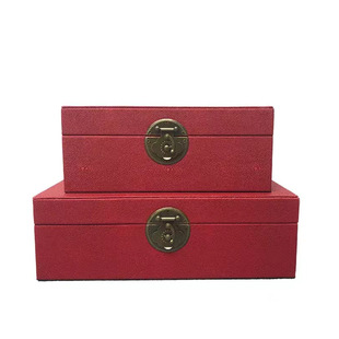 Factory Direct supply model room decorative box jewelry box new classical home dressing table storage box jewelry home soft decoration