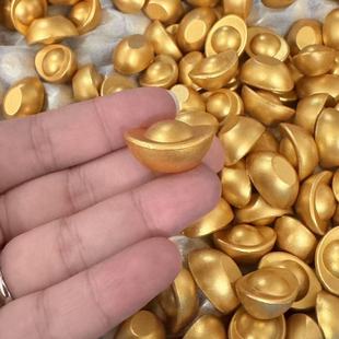 Copper ingot solid gold ingot imitation copper ornaments alloy ingot pressure cylinder living room decorations opening housewarming gift