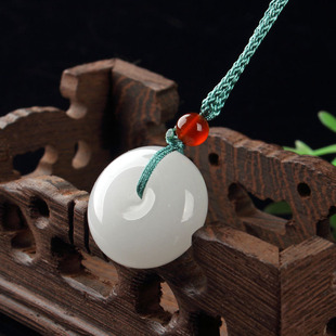 Xinjiang Jinsi Jade Factory Ping an Buckle Wushi Brand Pendant Customized Size Buddha Gong Xiangyun Lock Pendant Ruyi Pendant