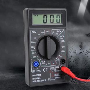 Экспорт DT-830B Цифровой мультиметр Цифровой Универсальный измеритель Ручной мультиметр Черный Желтый