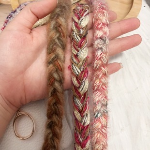 Autumn and Winter New Rose Red Style Small Chanel Style Lace Accessories Hand-woven Twist Braid DIY Edge Banding Ribbon