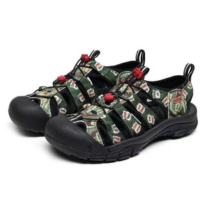 Summer Baotou Casual Elastomer Slip-on Beach Hole Sandals Cohen KEEN Breathable plus size Drag Lightweight Women