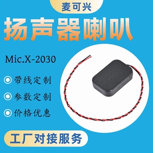 Customized oval voice broadcast full-frequency tweeter cavity horn 2030 driving recorder speaker can be welded wire