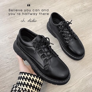 Youpin Leather Shoes Men's Shoes Cross-border Derby Spring New Business Low-top Small Leather Shoes Youth Casual Shoes Shoes