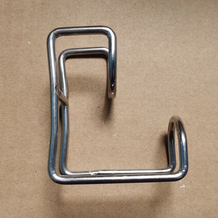 Factory Stainless Steel Large Hook Bathroom Viscose Hook Supermarket Wholesale Transparent Hook Nail Free Sticking Clothes Hook