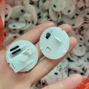 Led electronic candle lantern luminous toy colorful night light confused doll electronic movement base accessories
