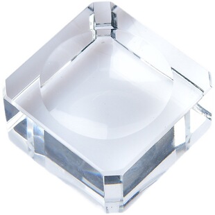 Donghai Crystal Glass Base Ball Holder Jewelry Bracket Transparent Crystal Ball Seat Square Groove Chassis Ornaments