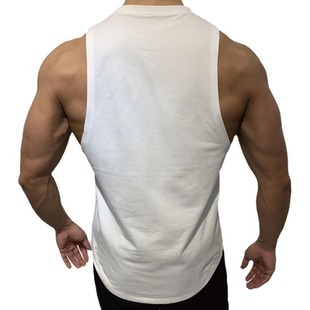 Muscle Fitness New Vest Men's Sports Equipment Training Sleeveless Waistcoat Training Top Clothing Stretch T-Shirt