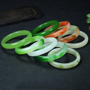 Imitation Jasper Bracelet Stall Runjianghu Goods Source High Imitation Jade Agate Bracelet Imitation Chicken Blood Red Imitation Hetian Jade