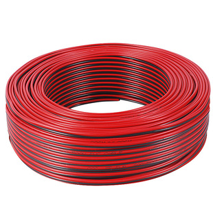 RVB red and black wire two core copper clad aluminum parallel wire 0.3 0.5 0.75 1.5 square LED dual core flat power cord