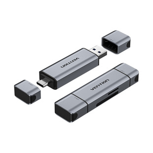 Wei Xun's new USB3.0A C dual-slot card reader (SD TF)5Gbps transmission supports multi-system drive-free
