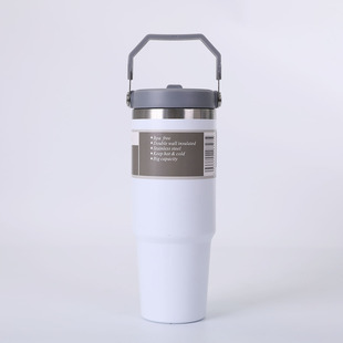 Прямая поставка производителя 30oz автомобильная чашка большой емкости ледяной кубок 304 нержавеющая сталь двухслойная вакуумная термочашка
