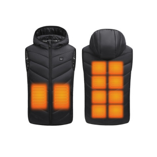 Cross-border Winter Men's Stand Collar Fever Children's Vest Electric Vest USB Power Supply Intelligent Constant Temperature Heating Suit