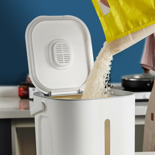 Only the vast number of rice flour bucket rice bucket simple kitchen food grade sealed insect-proof moisture-proof rice bucket box portable rice jar