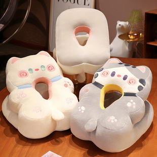 Nap Pillow Hug Cat V-shaped Sleeping Pillow Office Dormitory Lunch Break Convenient Lying Pillow Crystal Summer Cool Ice Silk