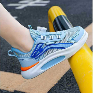 Barabara Boy Shoes Летние новые детские дышащие повседневные кроссовки