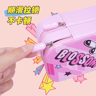 Maihe Stationery New Flying Girls Series Double Layer Pencil Case Student Multi-functional Large Capacity Storage Pencil Case