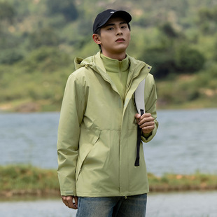 Camel with outdoor assault clothing men's 2024 new polar fleece liner waterproof cold three-in-one assault clothing women