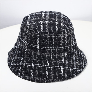 Chanel style fisherman hat Korean style fashion sun hat face-looking small ins style fashionable hat elegant all-match sun hat