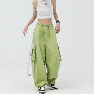 KEIV STUDI0 Casual Crowd Pants Women's Summer Thin Wide-leg Pants High Street Japanese Style Retro Long Pants