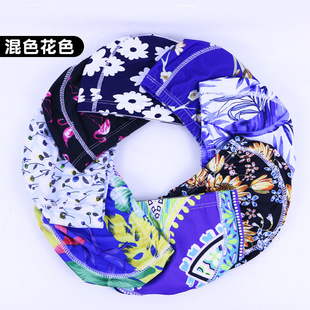 Swimming cap spot wholesale polyester swimming cap swimming pool supply adult universal solid color color swimming cap