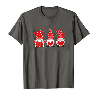 Amazon independent station cross-border European and American Valentine's Day love printed women's short-sleeved T-shirt top