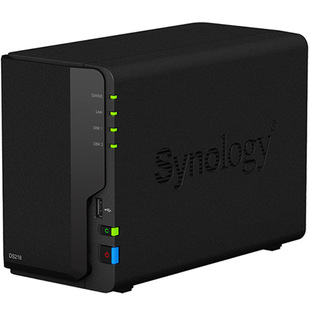 Qunhui DS218 2-disk four-core NAS Network Storage Server (without internal hard disk)