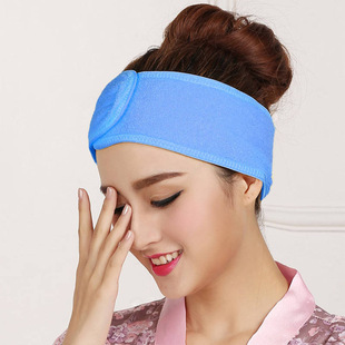 Cross-border hairband fine fiber wool stretch cotton face wrap headscarf makeup beauty salon spa spa special tools
