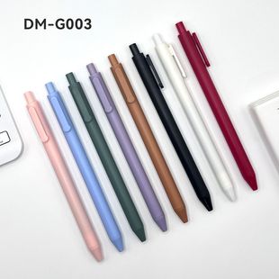 Macaron Color Press Gel Pen Custom Logo Printable Advertising Pen Medical Signature Pen Gift Pen Custom