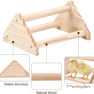 Wooden parrot stand bird stand pet chicken wooden stand big cock hen stand training stand chick platform