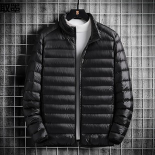 2024 Winter plus size Men's fleece-lined Cotton-padded jacket Short Light and Thin Cotton-padded Clothes Work Clothes Labor Protection Small Cotton-padded Coat Men's Coat