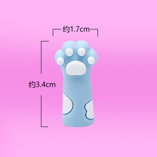 Cartoon Pencil Cover Cap Extender Pupil Cute Cat's Claw Creative Pencil Cap Hole Pencil Protective Cover