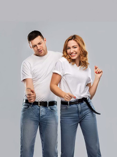 240g Cotton Heavy Summer Cotton T Crewneck Base Shirt T-shirt Black and White Solid Color Short Sleeve Men's and Women's Joker Loose Top
