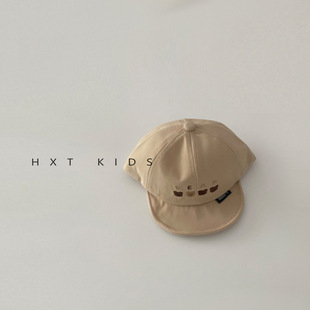Baby cap summer soft eaves sunshade hat tide children cute bear baby baby travel baseball cap tide