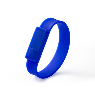 Manufacturer's new bracelet USB flash disk 16G32G64G creative silicone wrist strap 128G USB flash drive foreign trade hot sale