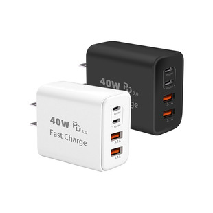 Трансграничная горячая распродажа зарядное устройство PD40W 2C 2A британский регламент быстрой зарядки подходит для Apple 15 Samsung S23 зарядная головка мобильного телефона