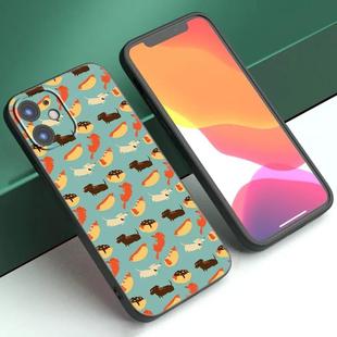 Подходящие чехлы для Apple iPhone Симпатичная такса мягкая чехол для защиты iPhone 16 15 14 Pl