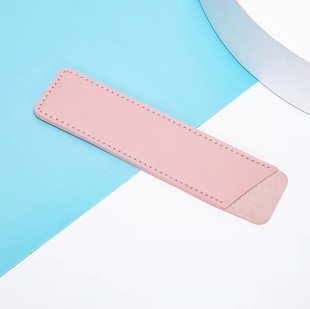 Cross Mirror PU Creative Leather Pencil Case Simple Leather Pencil Case Single Pen Pen Case Leather Protective Case for Storage